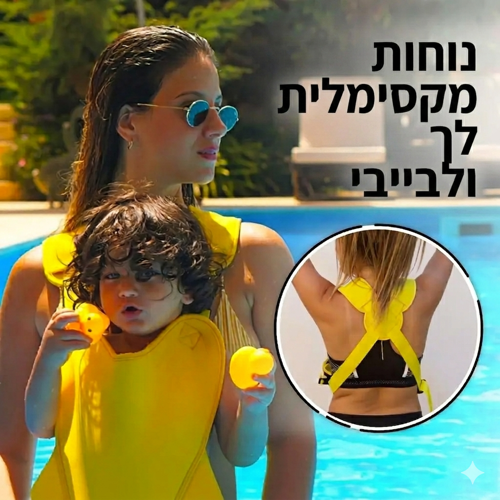FloatNest Baby - מנשא מים לתינוקות לים ולבריכה